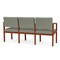 Lesro 3 Seat Tandem Seating W/ No Center Arms, 65 in W 26 in L 31.5 in H, Lenox Series LW3101 - alternate 2